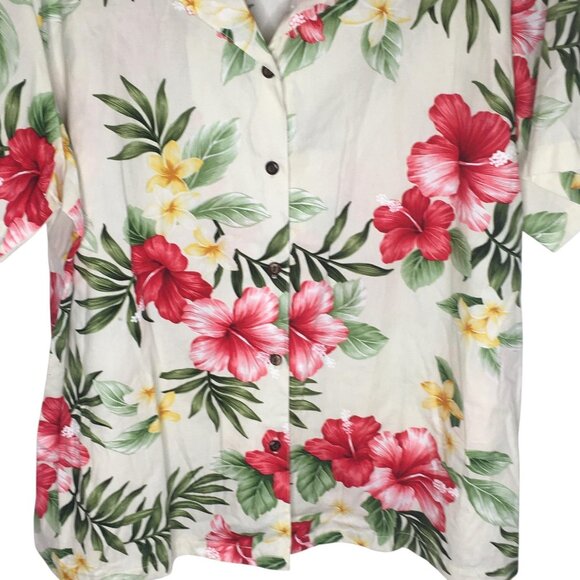 Alohawears Shirt Mens 2XL Floral Hawaiian Aloha Button Front Made in Hawaii USA - Picture 4 of 13